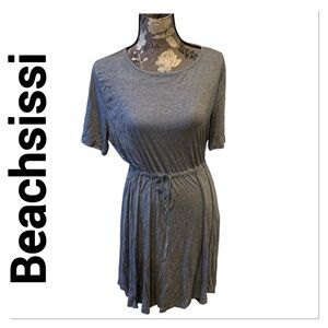 BEACHSISSI Gray Casual T-shirt Dress size XL
